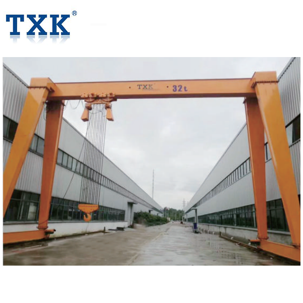 Gantry crane without cantilever